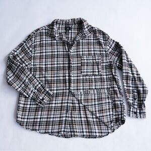 H&M Super Soft Men's Plaid Flannel - Black and White